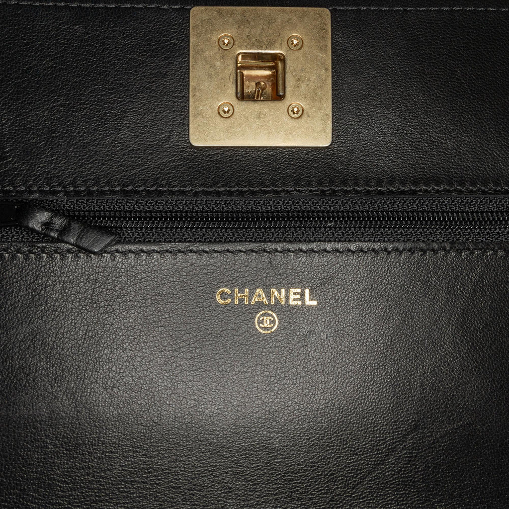 Chanel Lambskin Pyramid Wallet On Chain (SHG-Xyd0cJ)