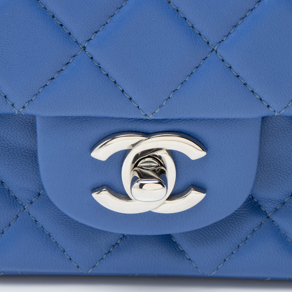 Chanel Lambskin Rectangular Mini Flap Bag