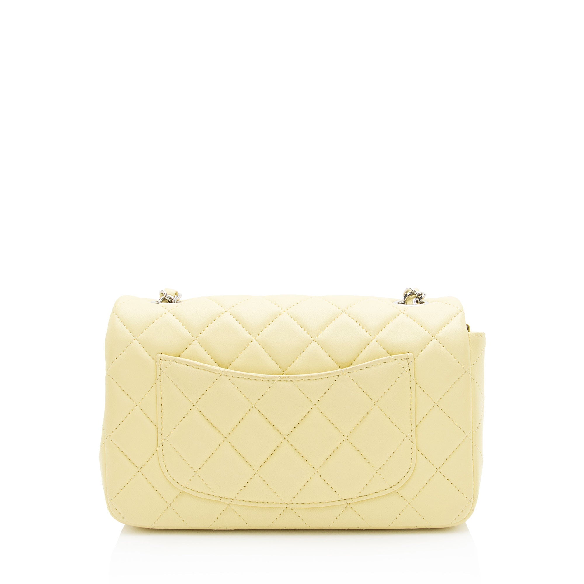 Chanel Lambskin Rectangular Mini Flap Bag