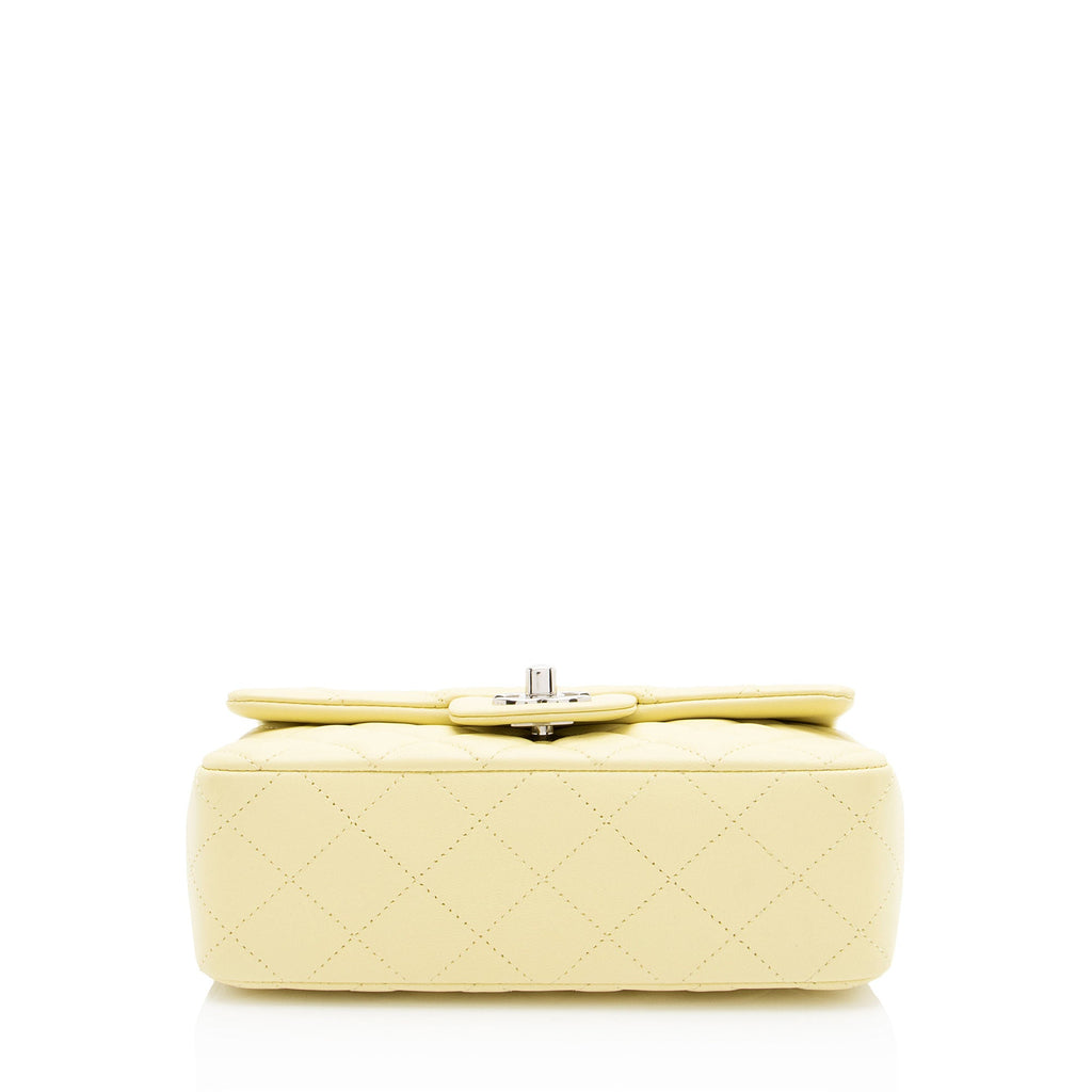 Chanel Lambskin Rectangular Mini Flap Bag