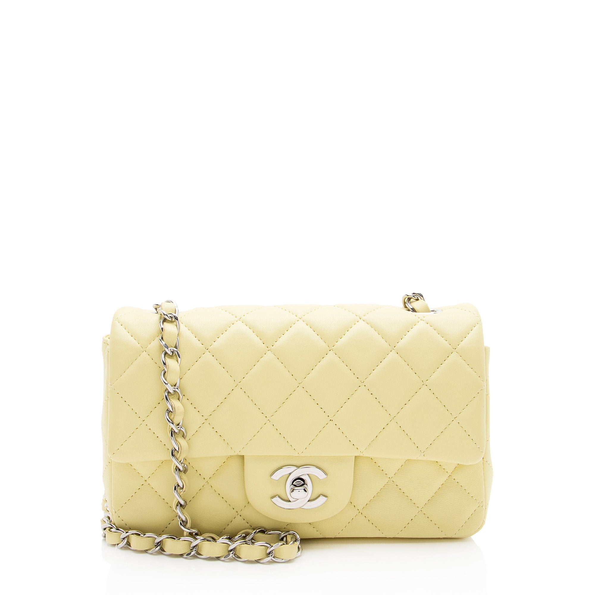Chanel Lambskin Rectangular Mini Flap Bag