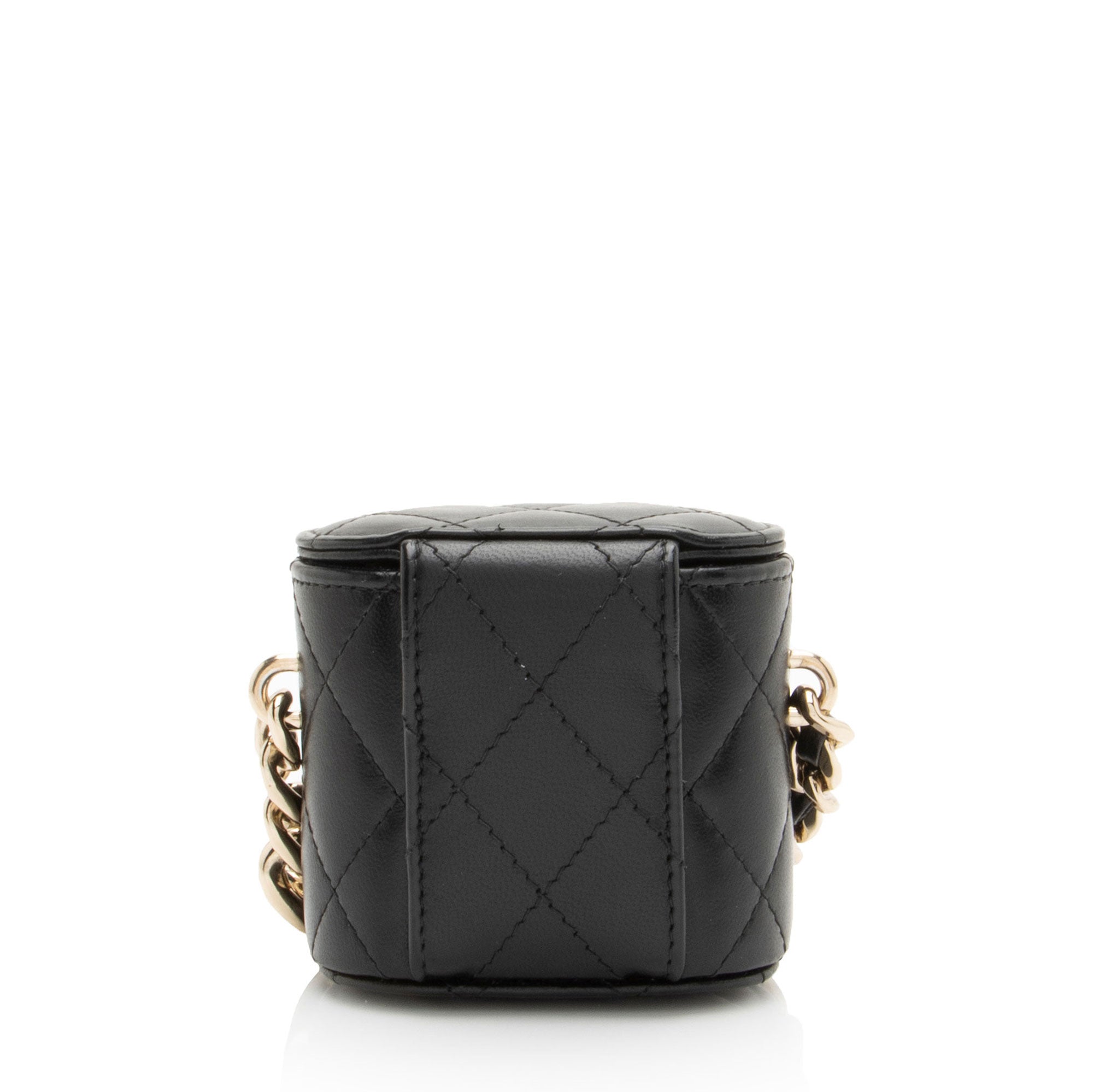 Chanel Lambskin Resin Elegant Chain Vanity Case
