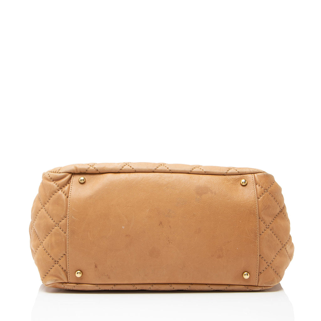 Chanel Lambskin Retro Chain Jumbo Accordion Flap Bag