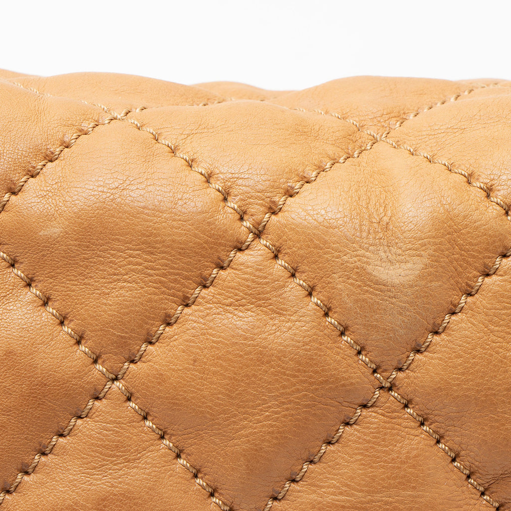 Chanel Lambskin Retro Chain Jumbo Accordion Flap Bag