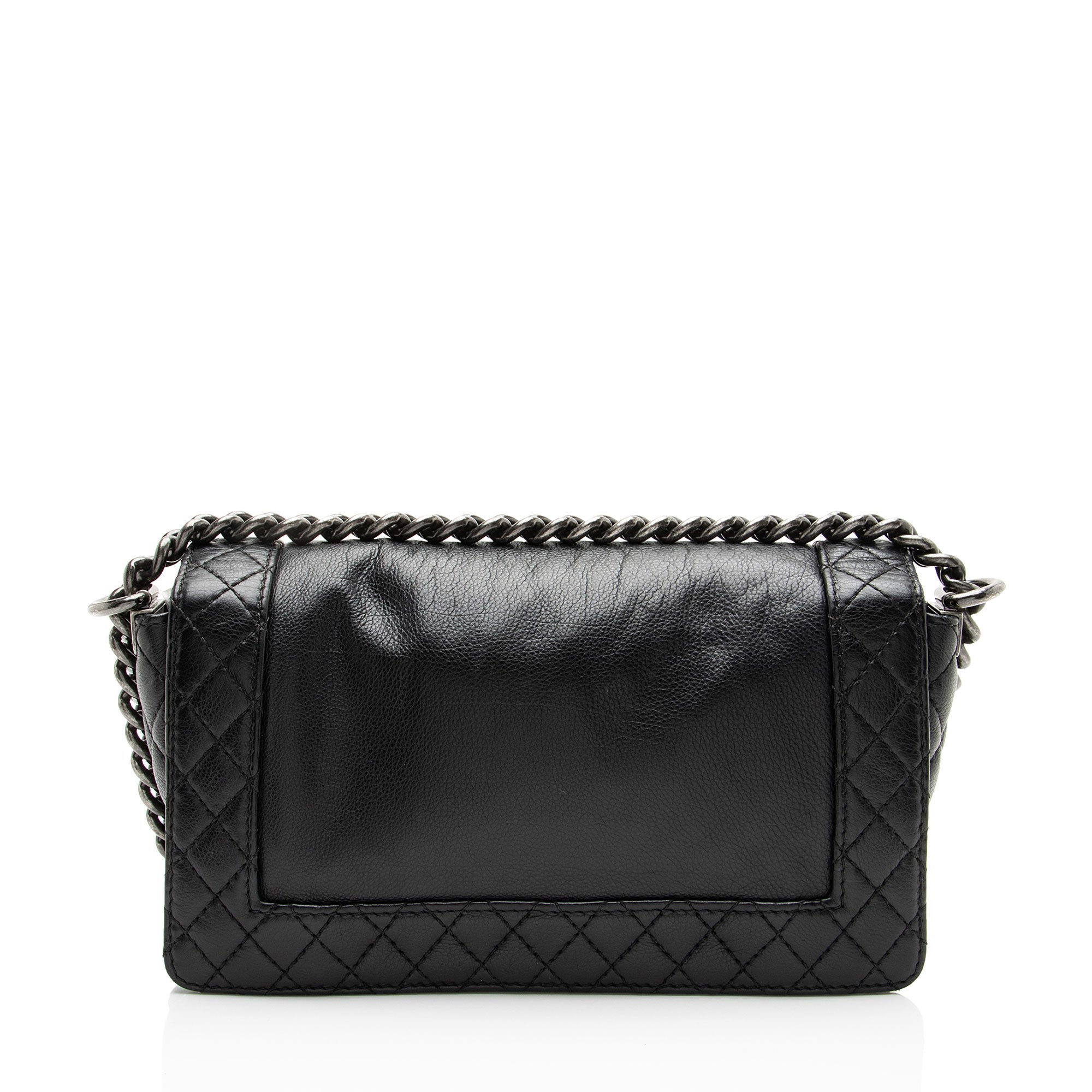 Chanel Lambskin Reverso Medium Boy Bag