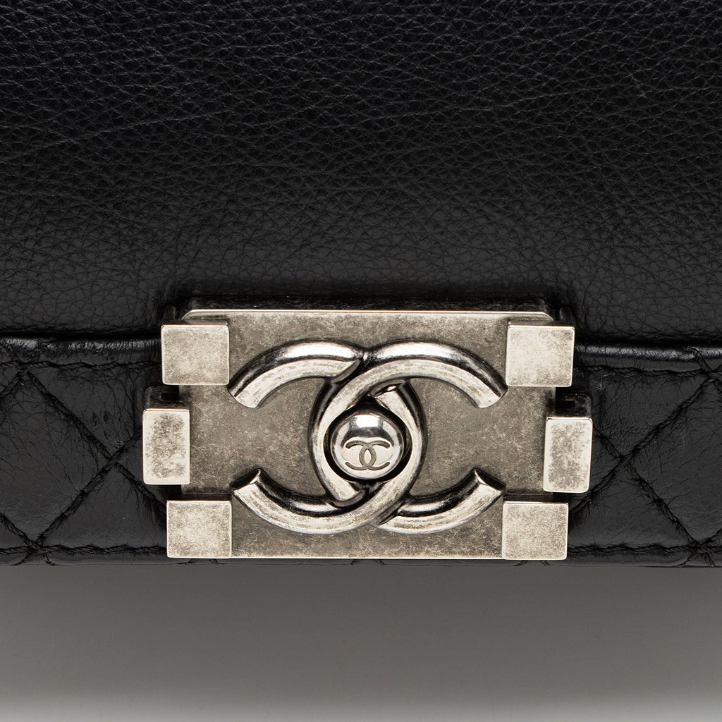Chanel Lambskin Reverso Medium Boy Bag