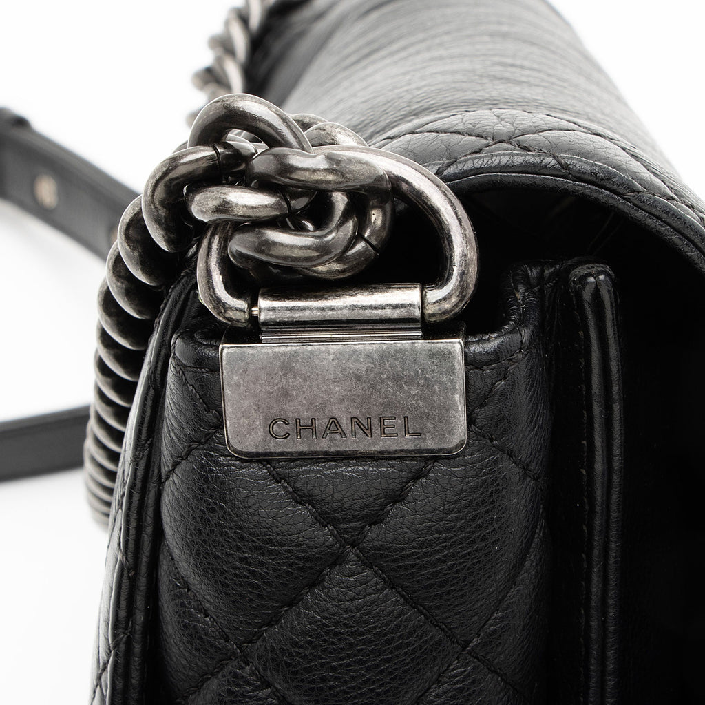 Chanel Lambskin Reverso Medium Boy Bag