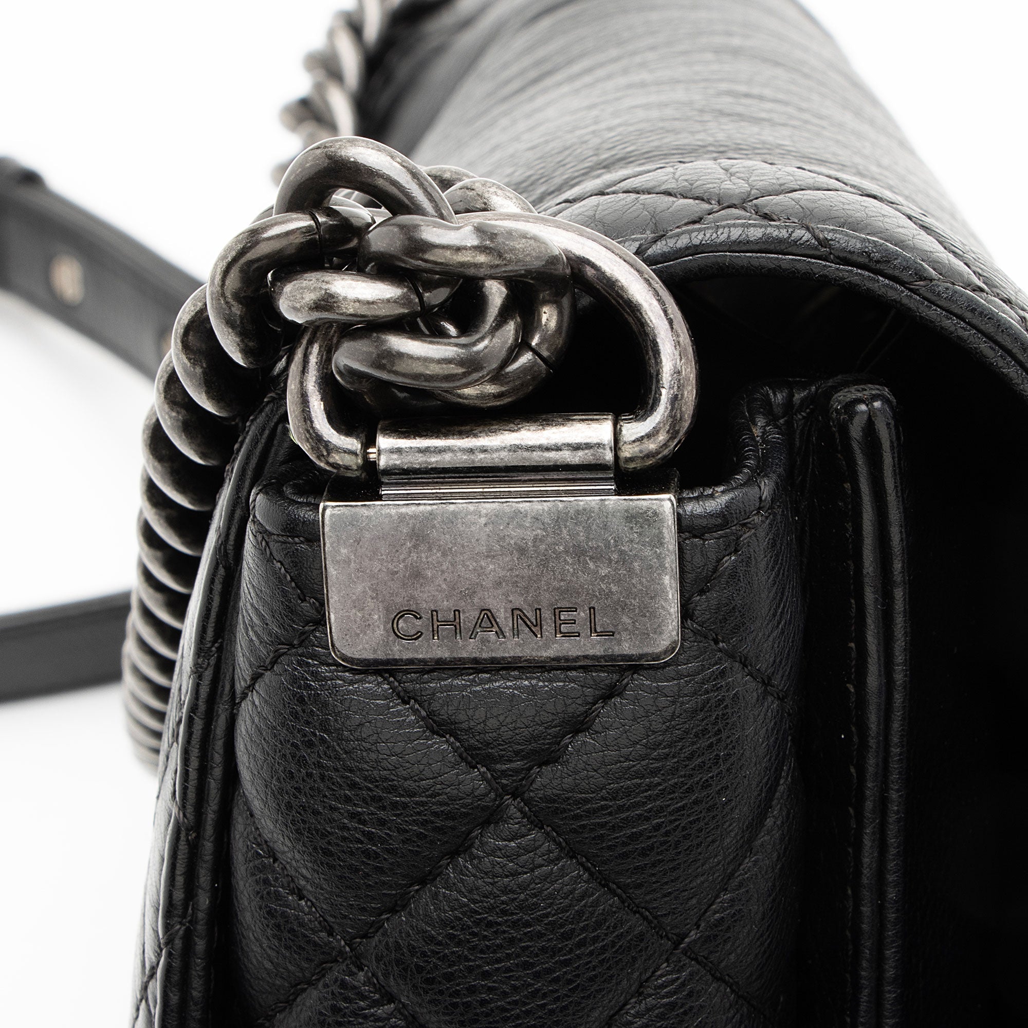 Chanel Lambskin Reverso Medium Boy Bag