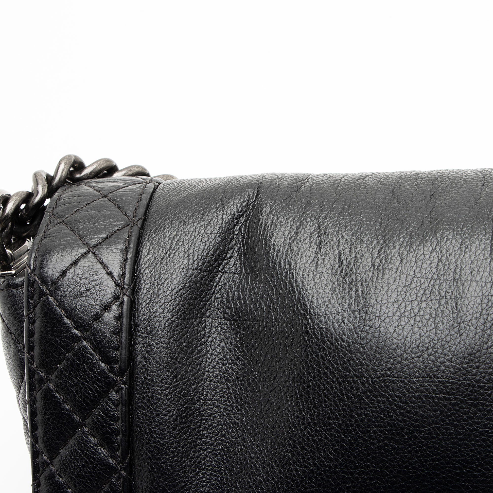 Chanel Lambskin Reverso Medium Boy Bag