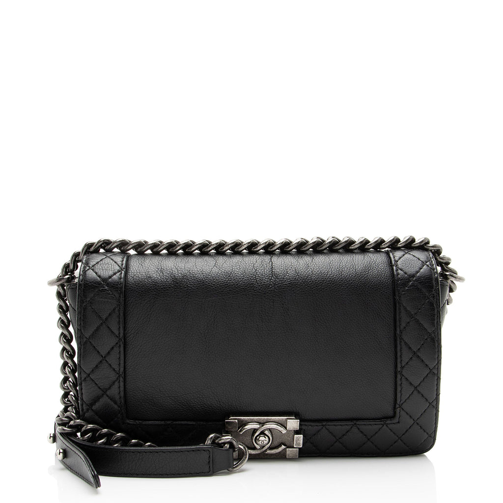 Chanel Lambskin Reverso Medium Boy Bag