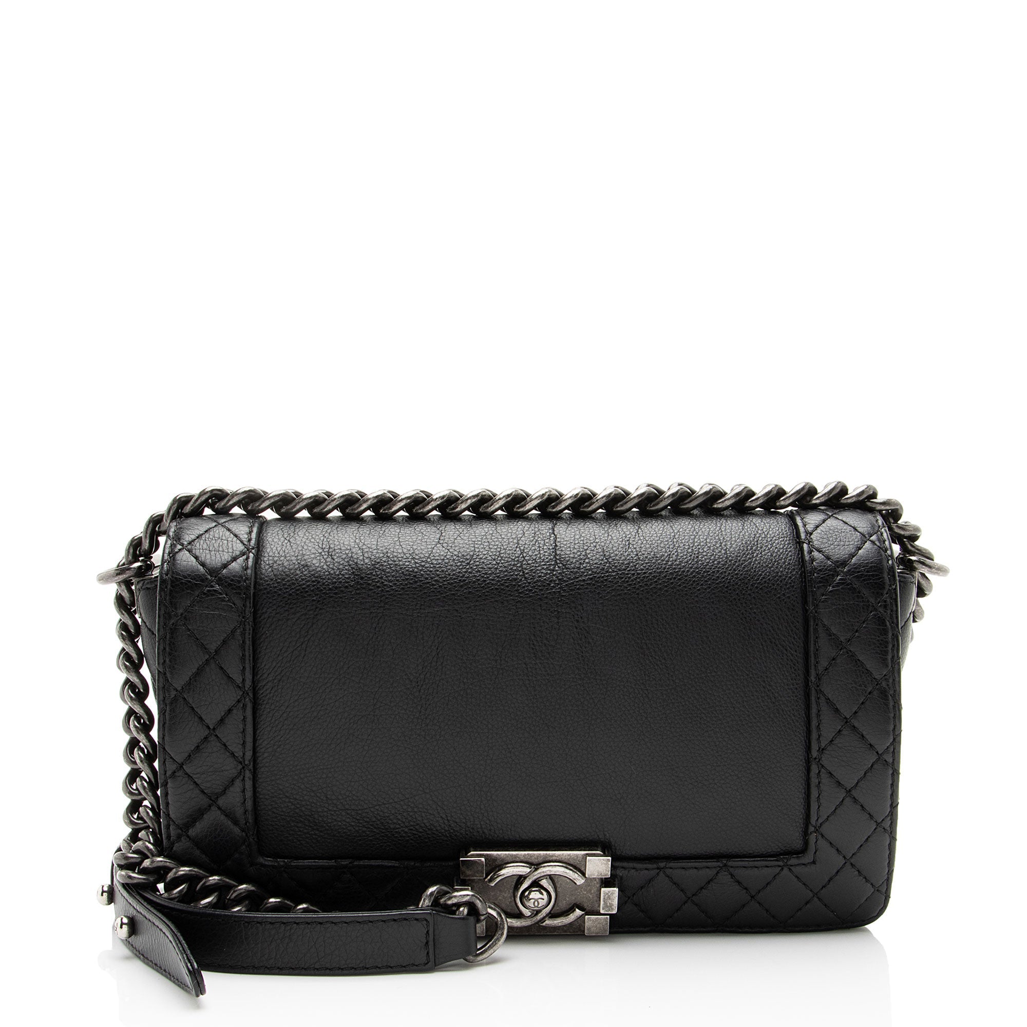 Chanel Lambskin Reverso Medium Boy Bag