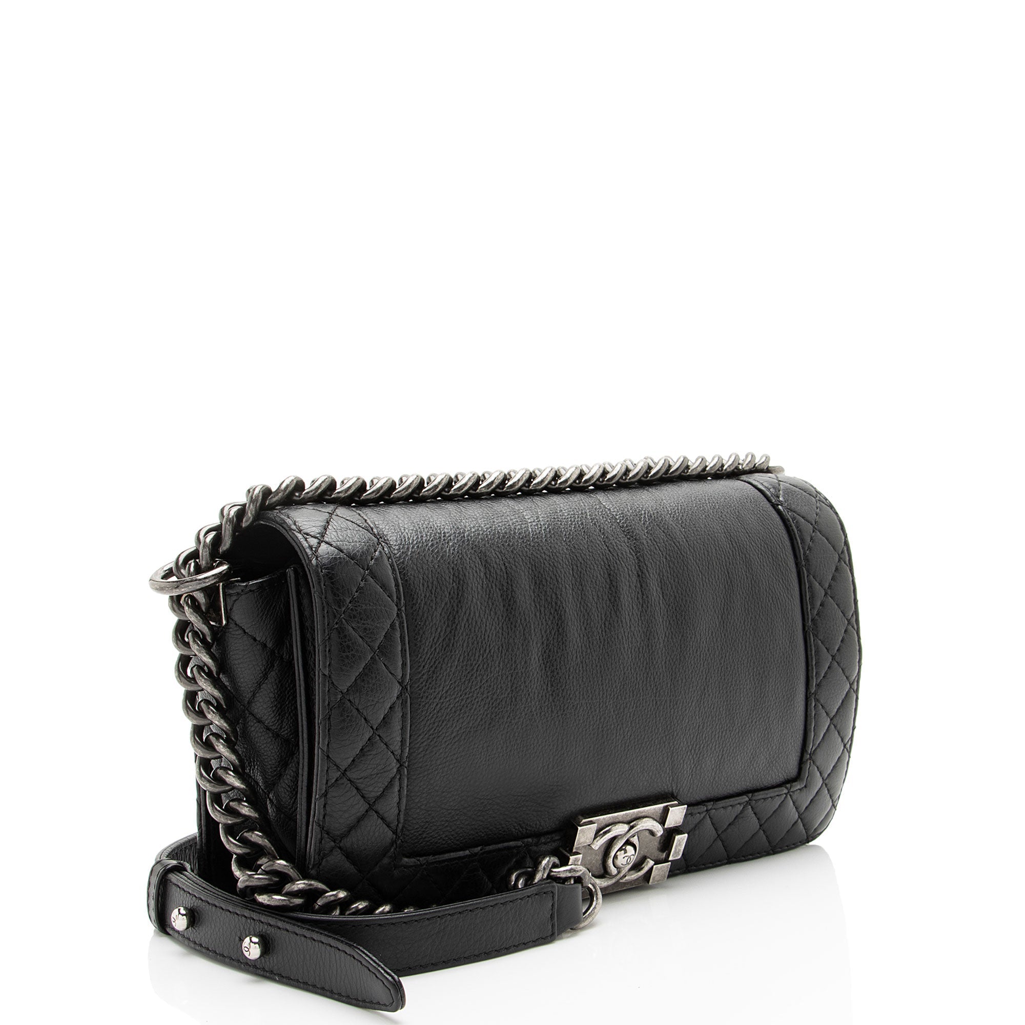 Chanel Lambskin Reverso Medium Boy Bag