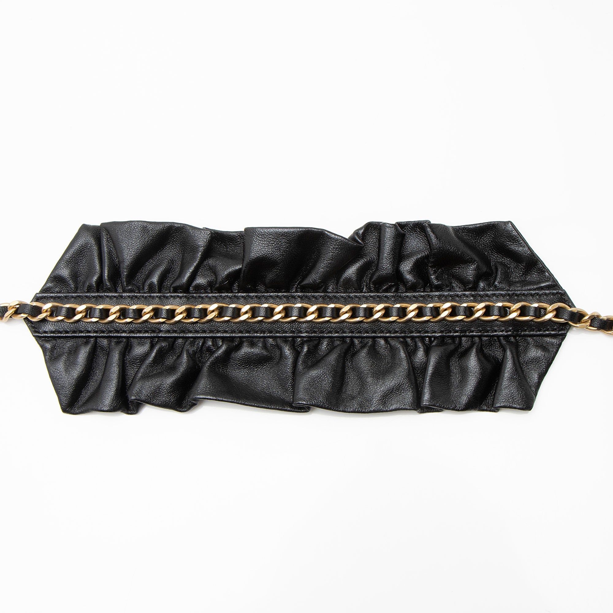Chanel Lambskin Romance Mini Wallet on Chain