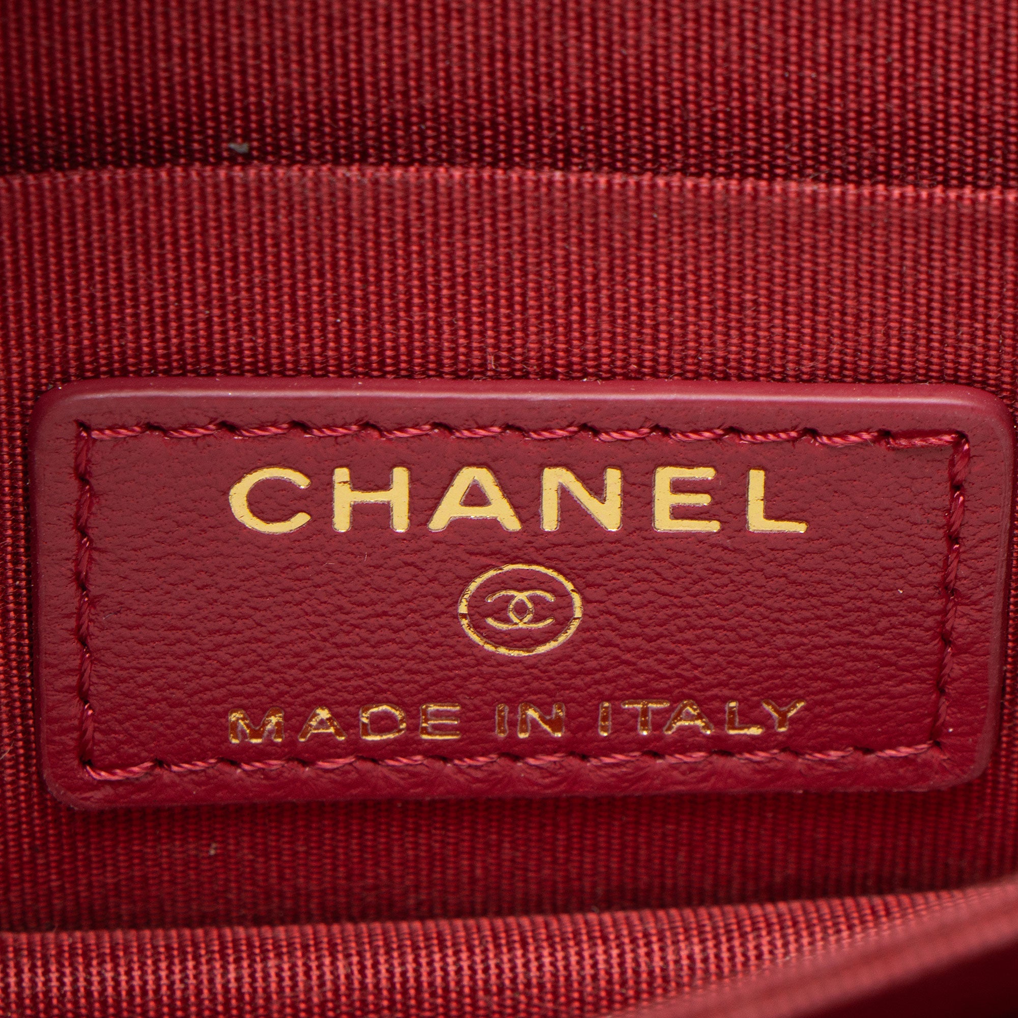 Chanel Lambskin Romance Mini Wallet on Chain