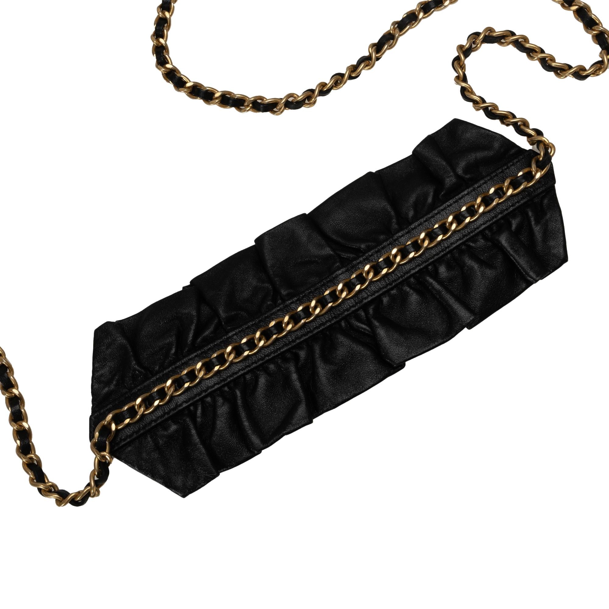 Chanel Lambskin Romance Wallet On Chain