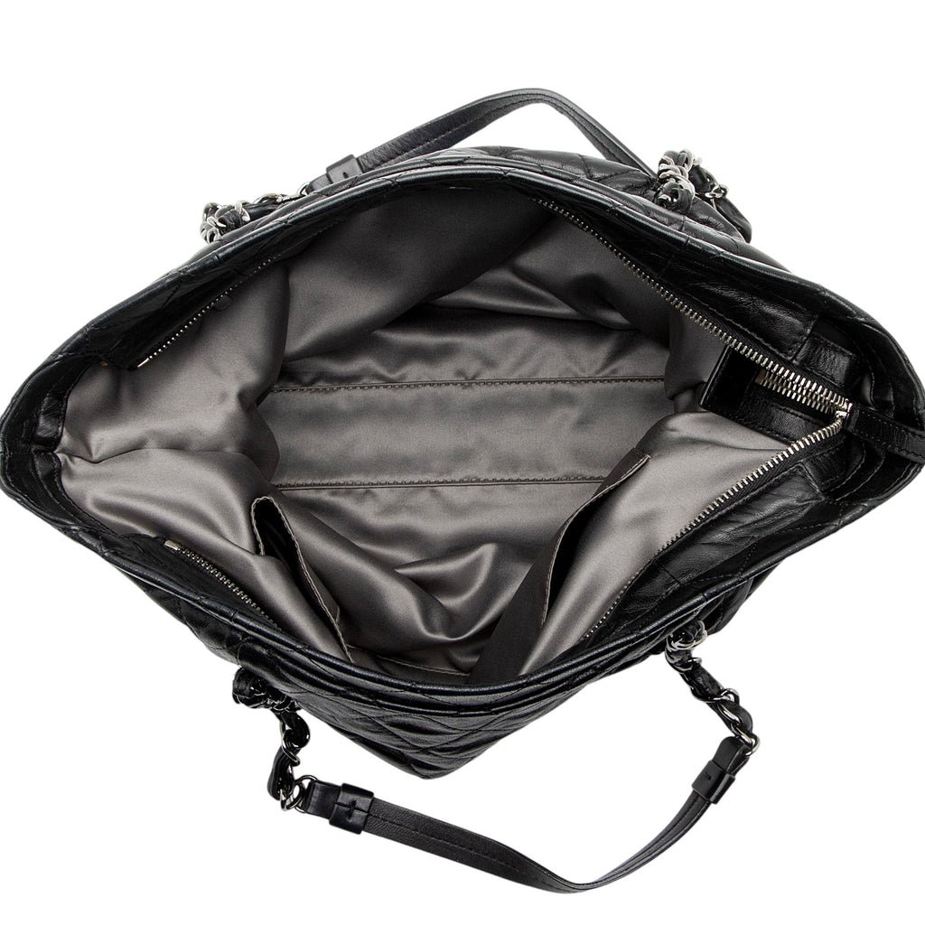 Chanel Lambskin Sharpei N/S Tote