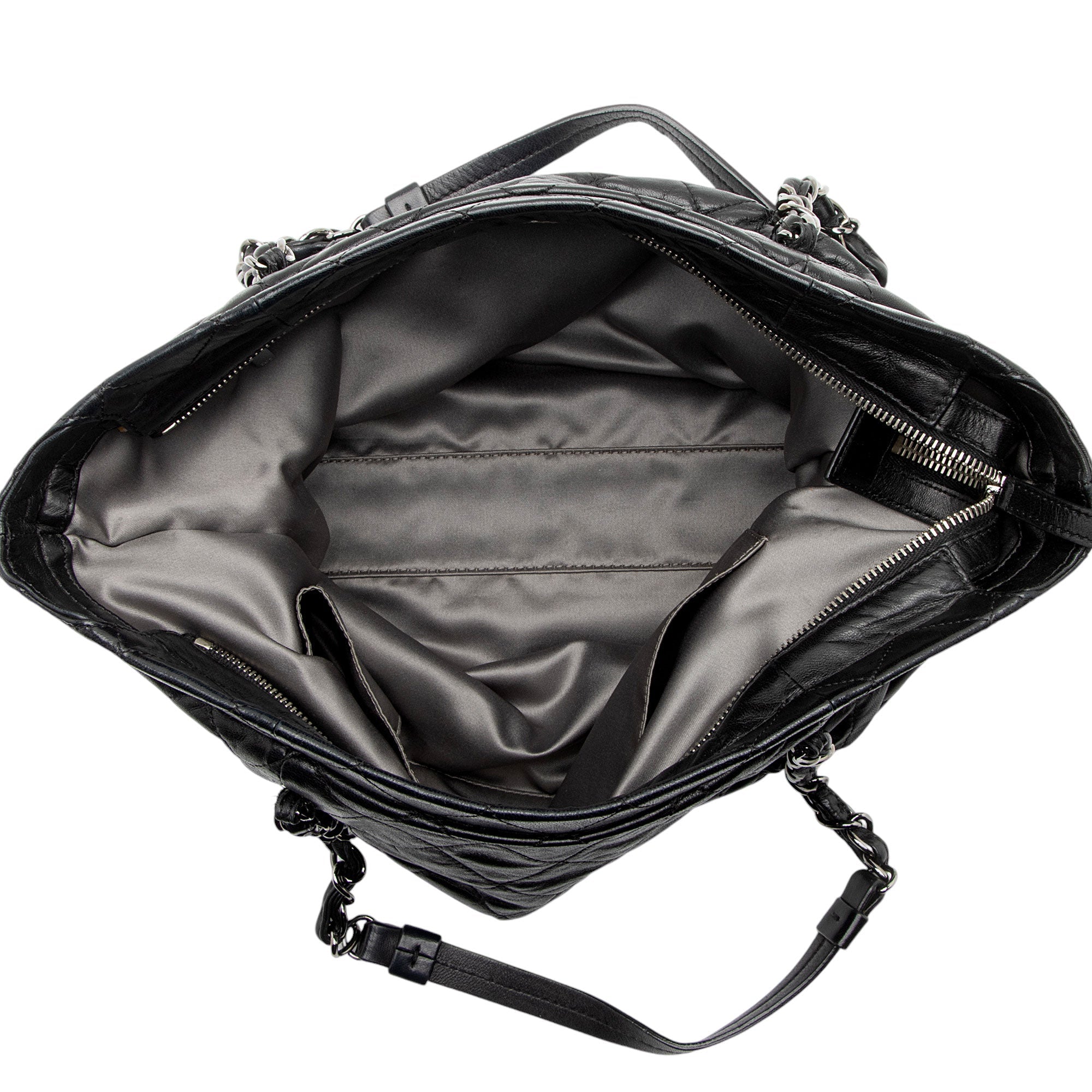 Chanel Lambskin Sharpei N/S Tote