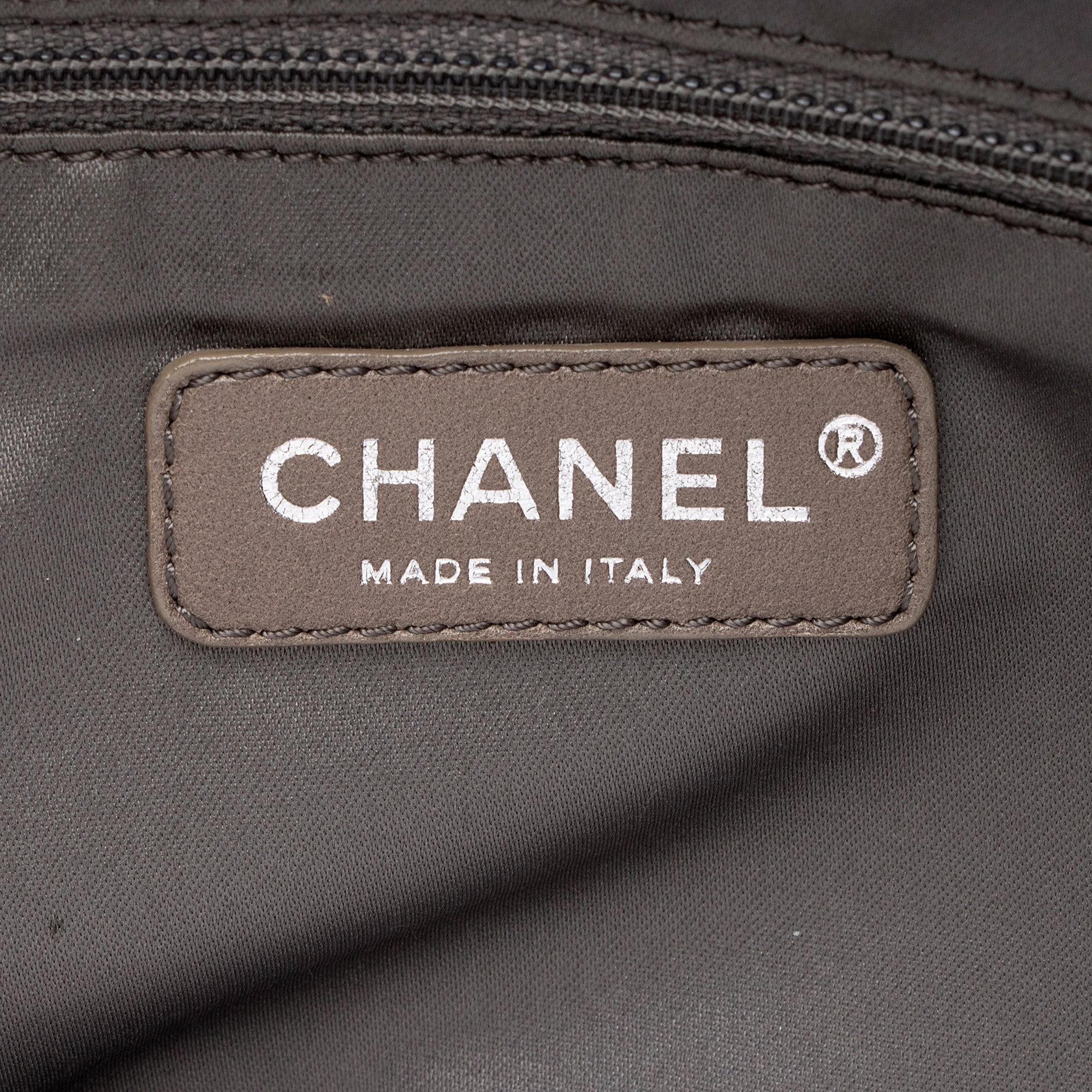 Chanel Lambskin Sharpei N/S Tote