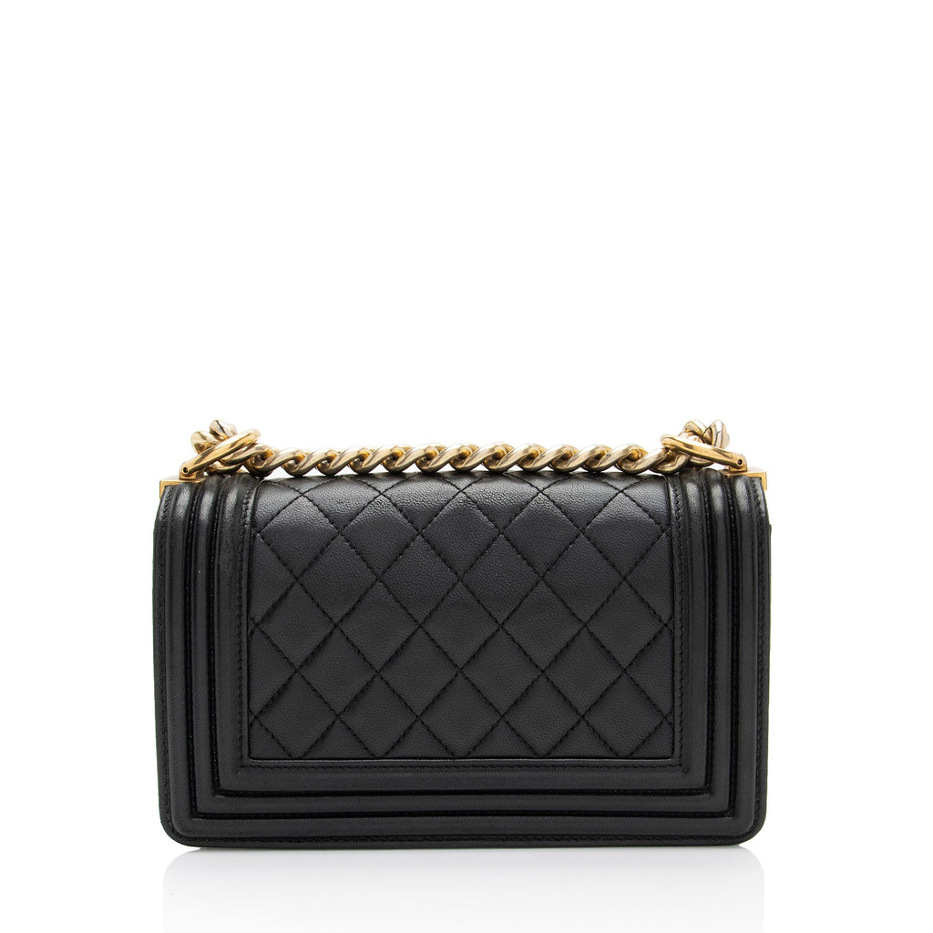 Chanel Lambskin Small Boy Bag