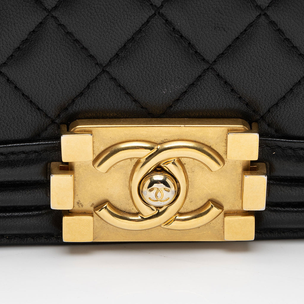 Chanel Lambskin Small Boy Bag