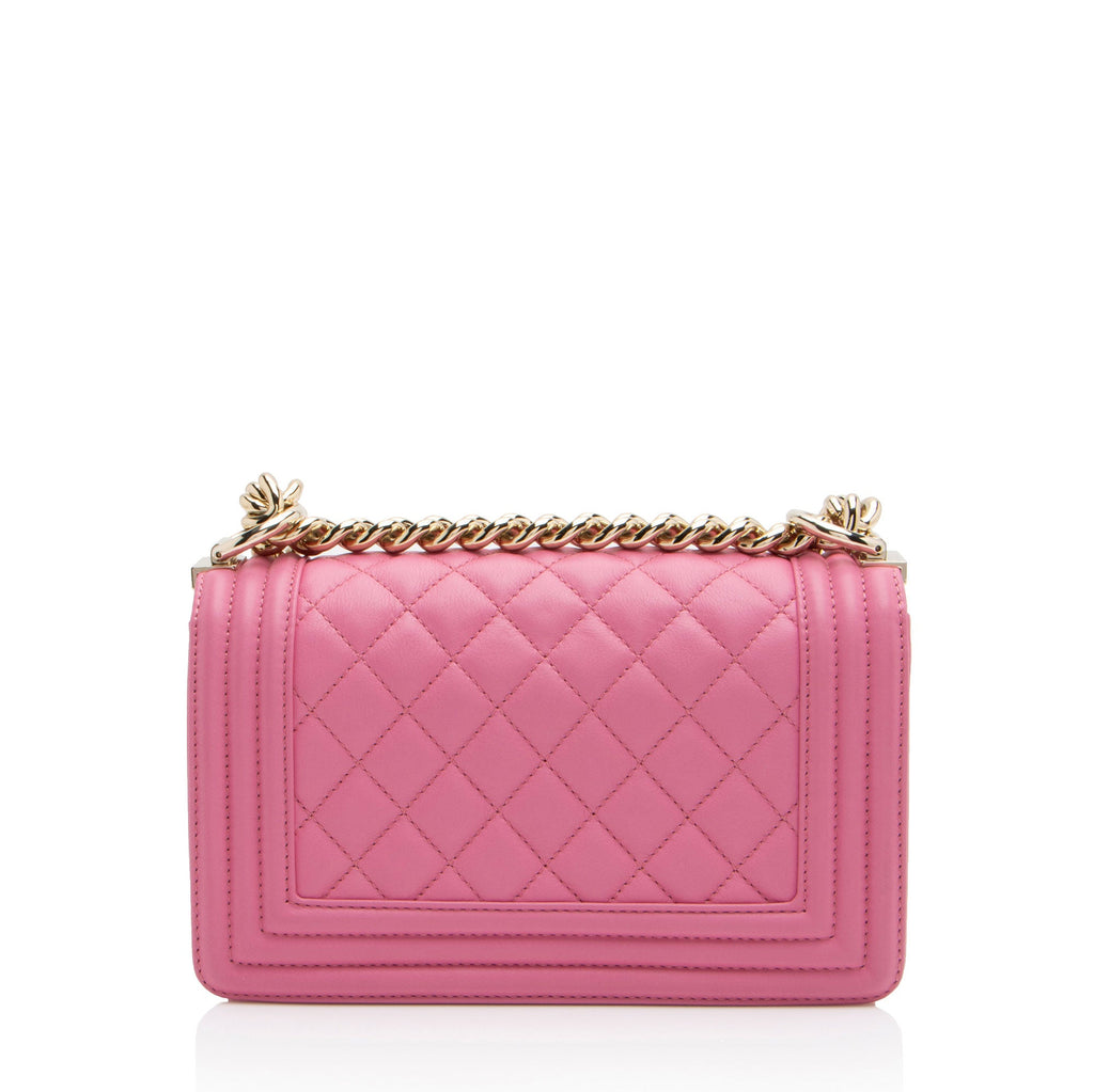 Chanel Lambskin Small Boy Bag