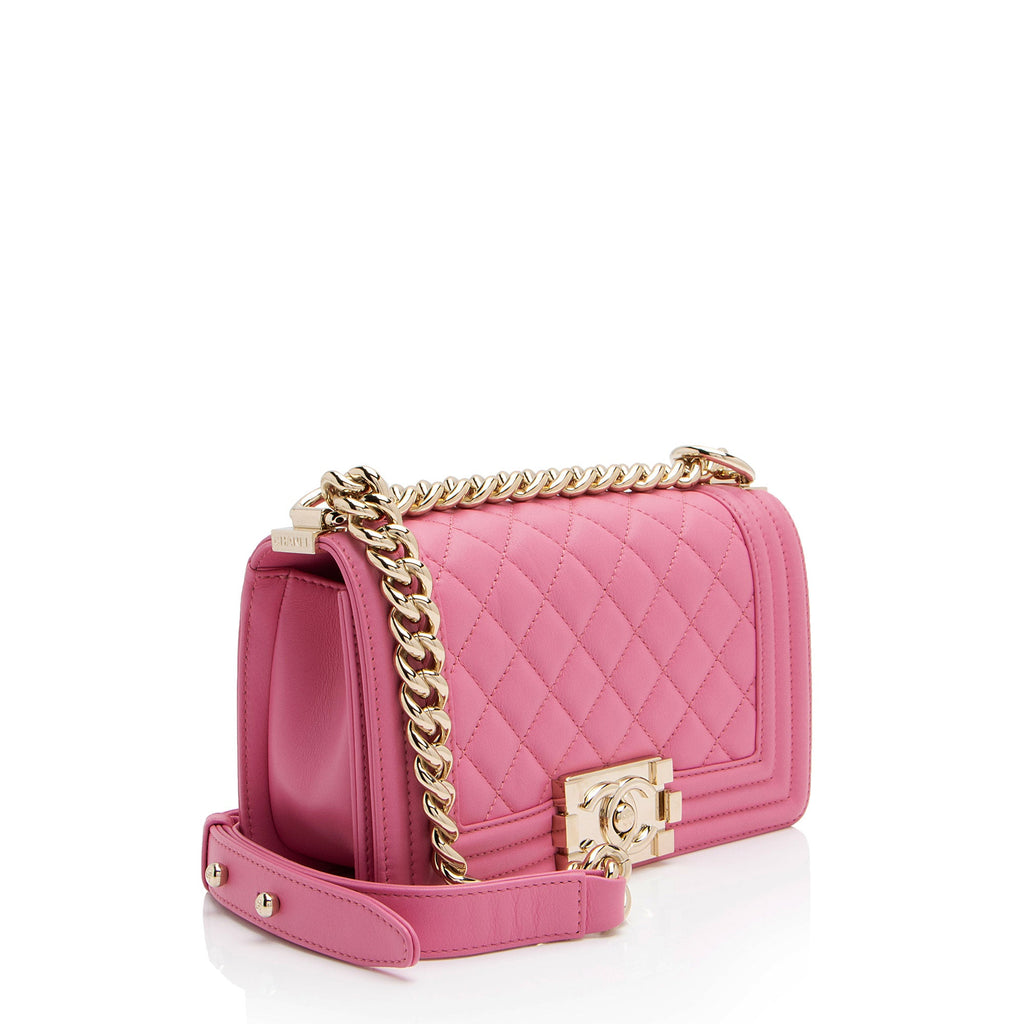 Chanel Lambskin Small Boy Bag
