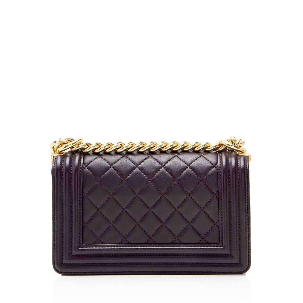 Chanel Lambskin Small Boy Bag