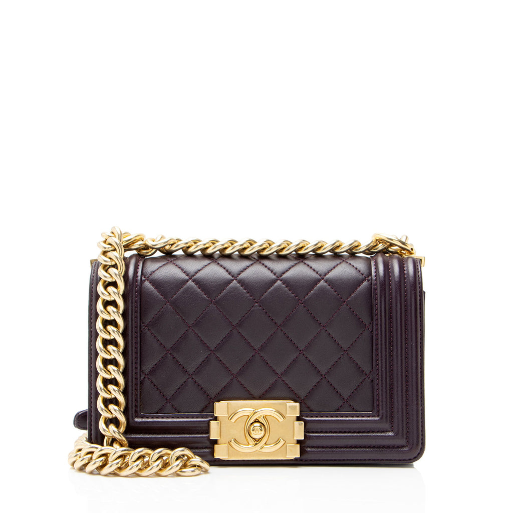 Chanel Lambskin Small Boy Bag