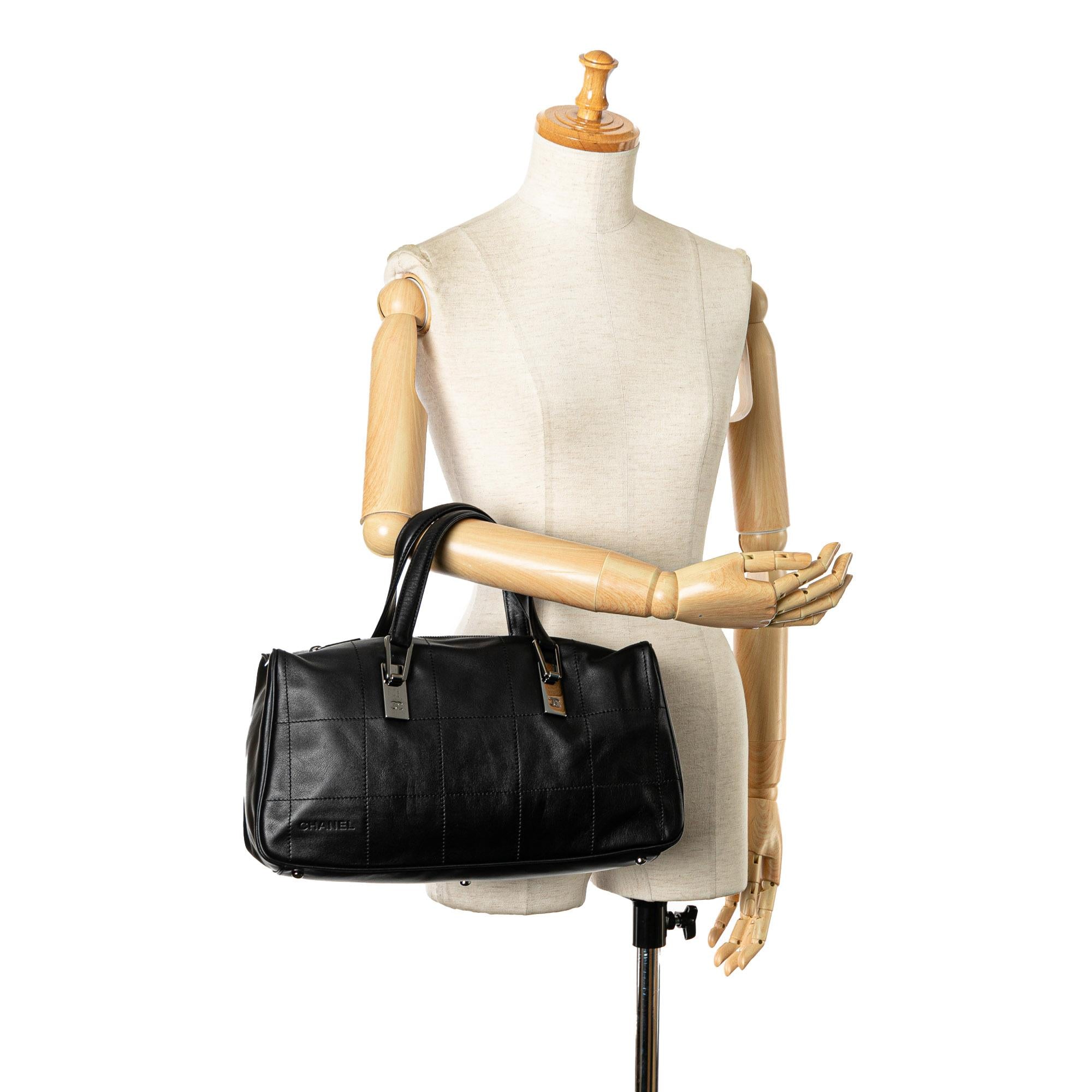Chanel Lambskin Square Stitch Handbag