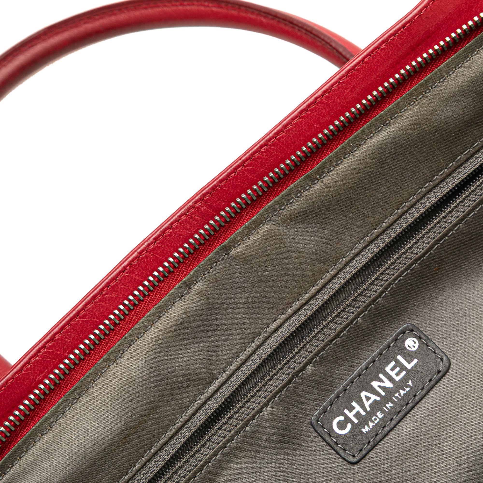 Chanel Lambskin Square Stitched Lax Handbag