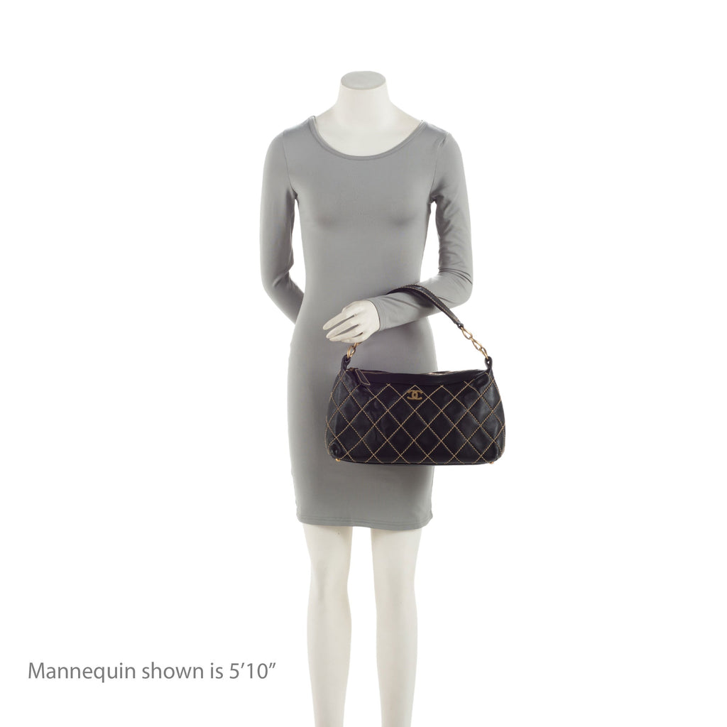 Chanel Lambskin Surpique Large Shoulder Bag (SHF-T8EzC0)