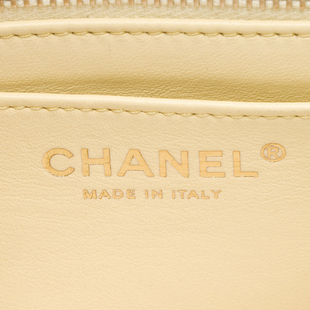 Chanel Lambskin Sweet Camellia Square Mini Flap Bag