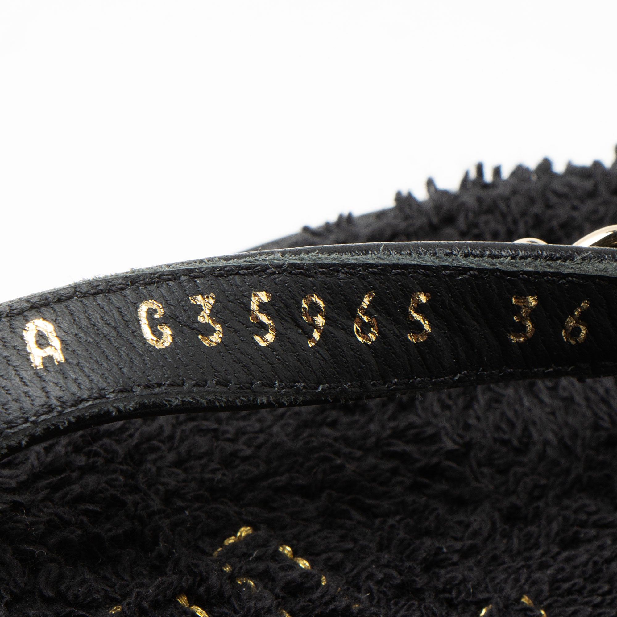 Chanel Lambskin Terrycloth Chain CC Thong Sandals - Size 6 / 36
