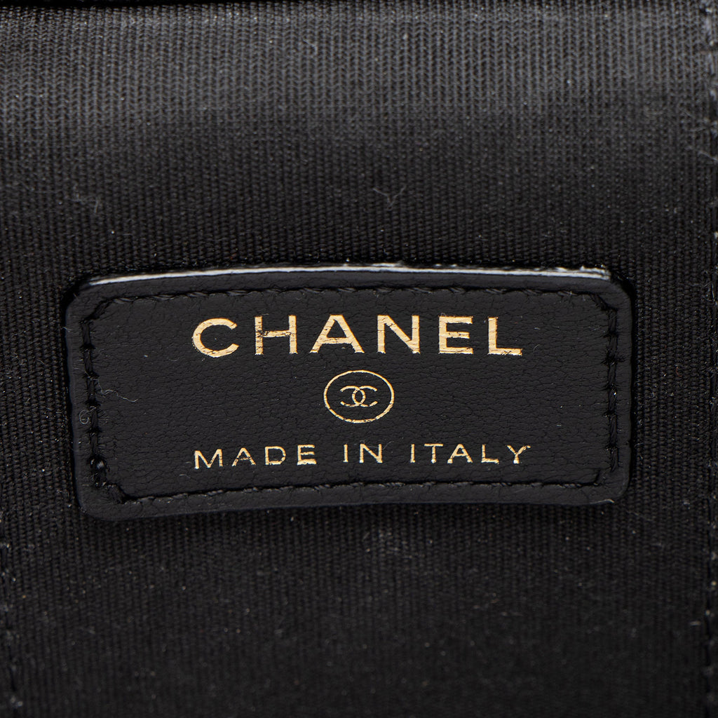 Chanel Lambskin Top Handle Mini Vanity Case