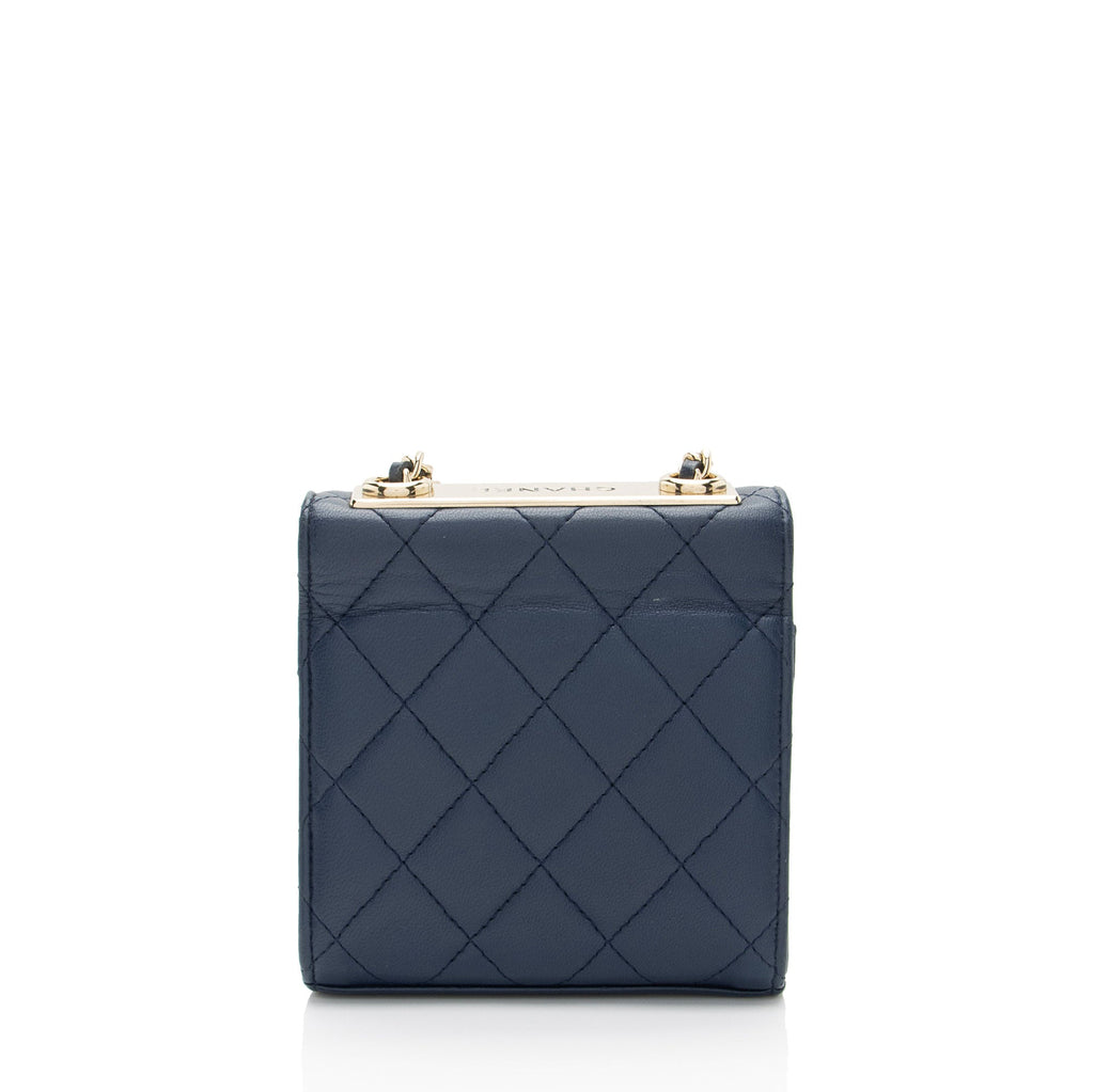 Chanel Lambskin Trendy CC Card Holder on Chain