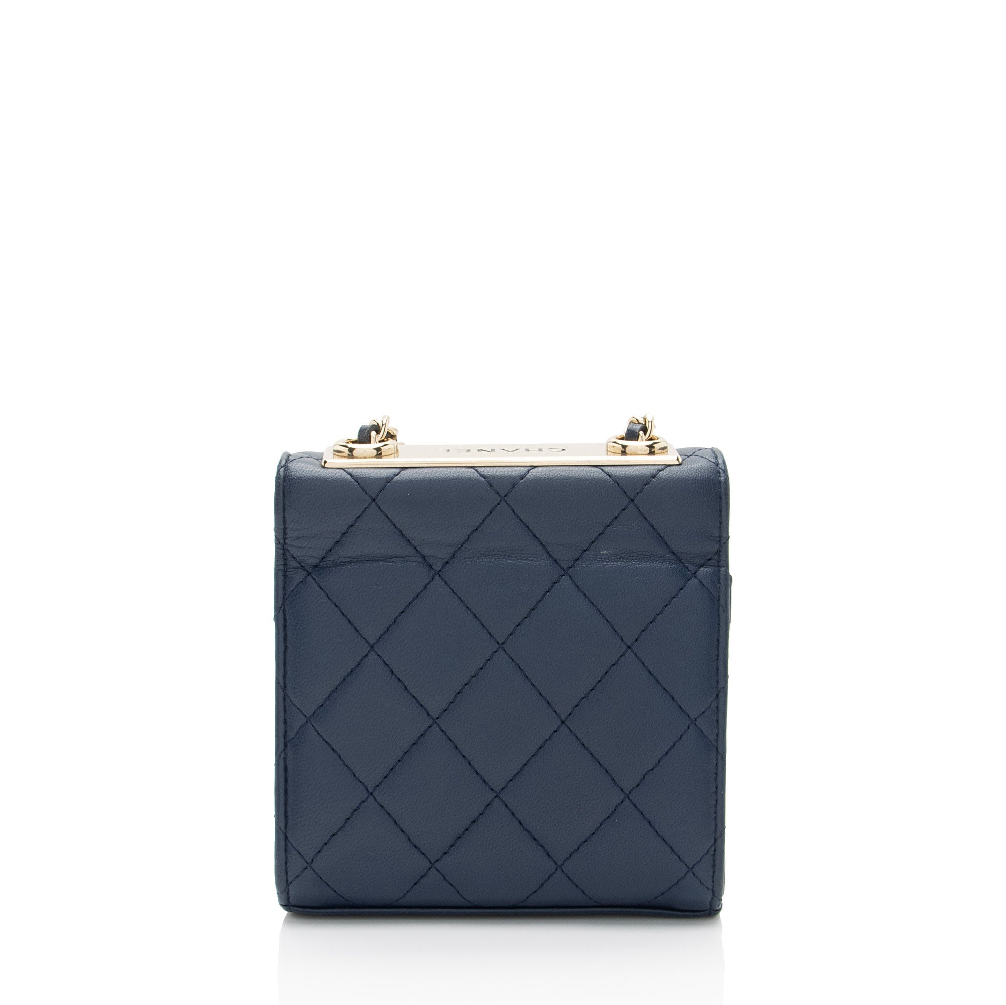 Chanel Lambskin Trendy CC Card Holder on Chain