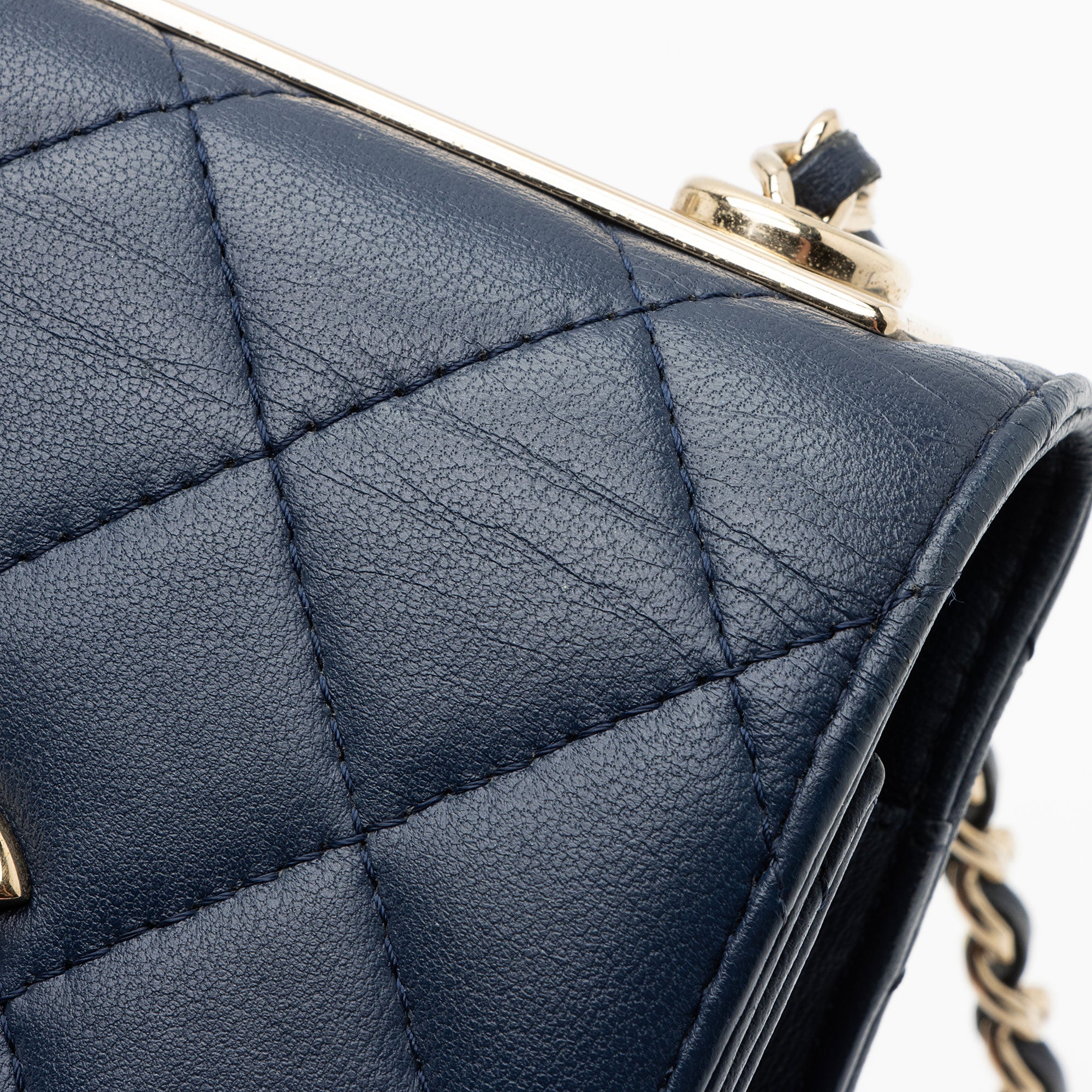 Chanel Lambskin Trendy CC Card Holder on Chain