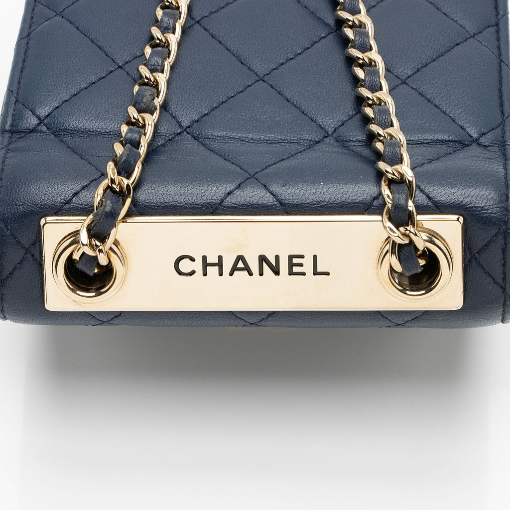 Chanel Lambskin Trendy CC Card Holder on Chain