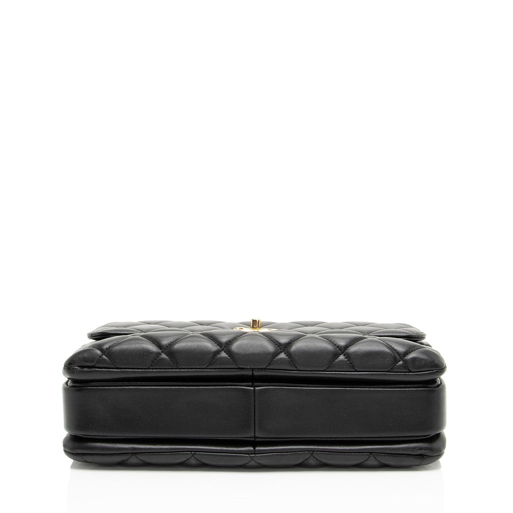 Chanel Lambskin Trendy CC Medium Top Handle