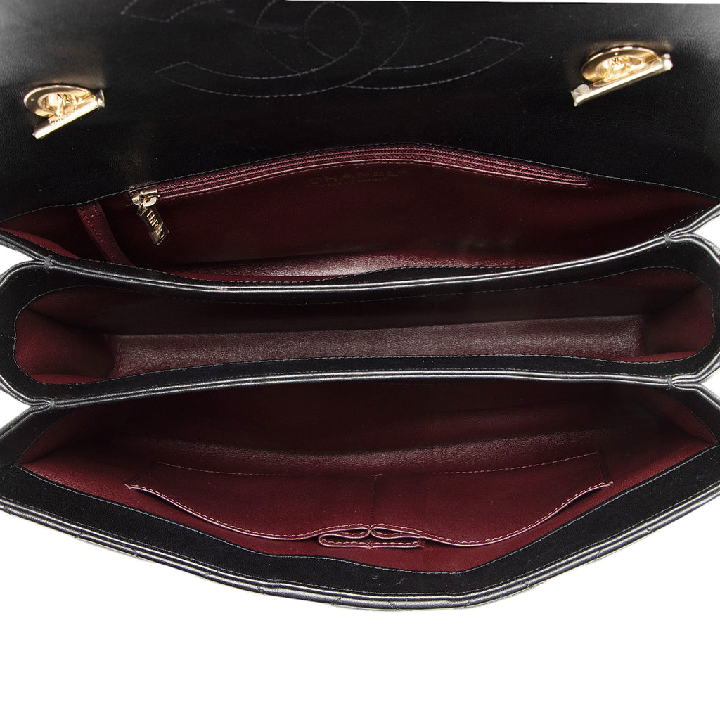 Chanel Lambskin Trendy CC Medium Top Handle