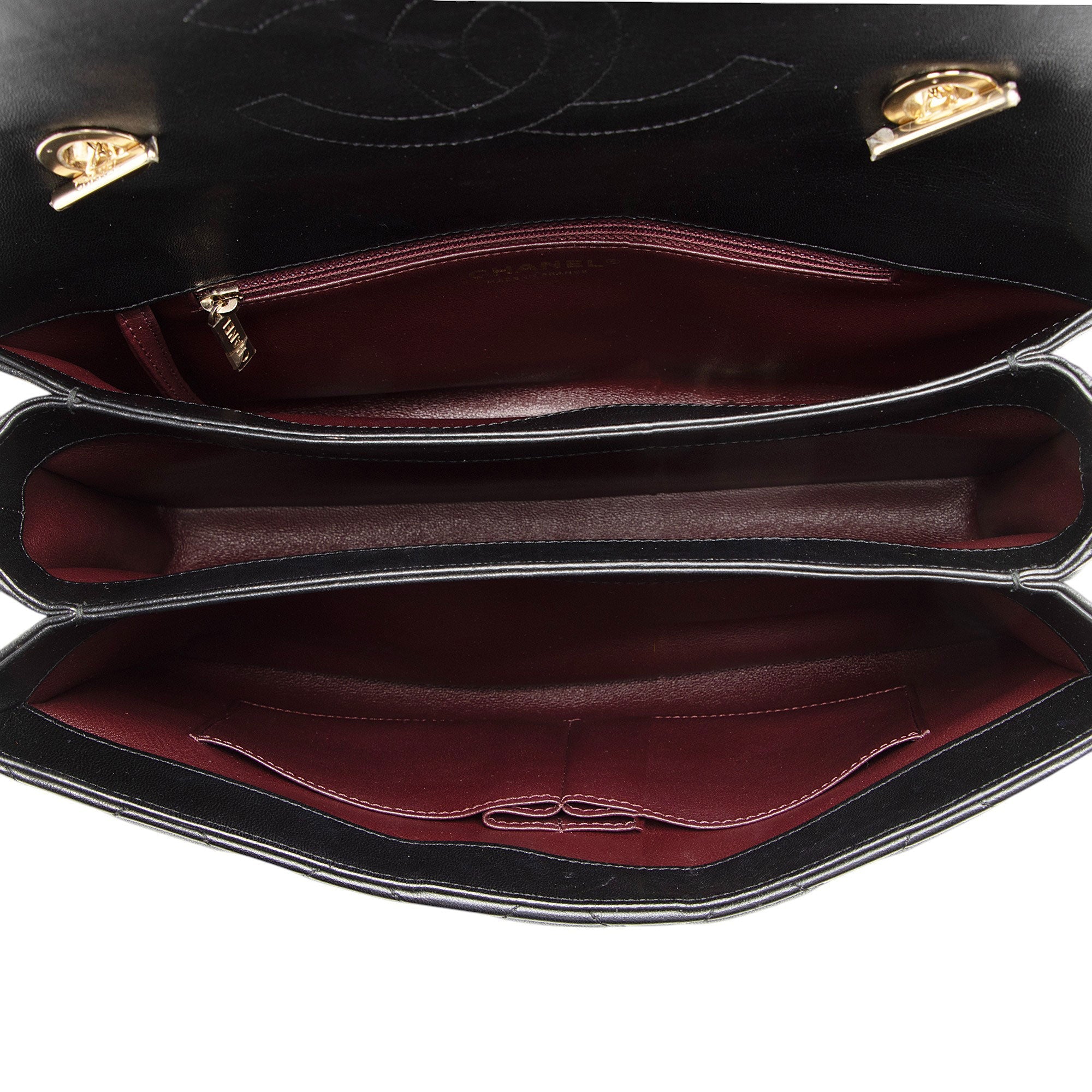 Chanel Lambskin Trendy CC Medium Top Handle