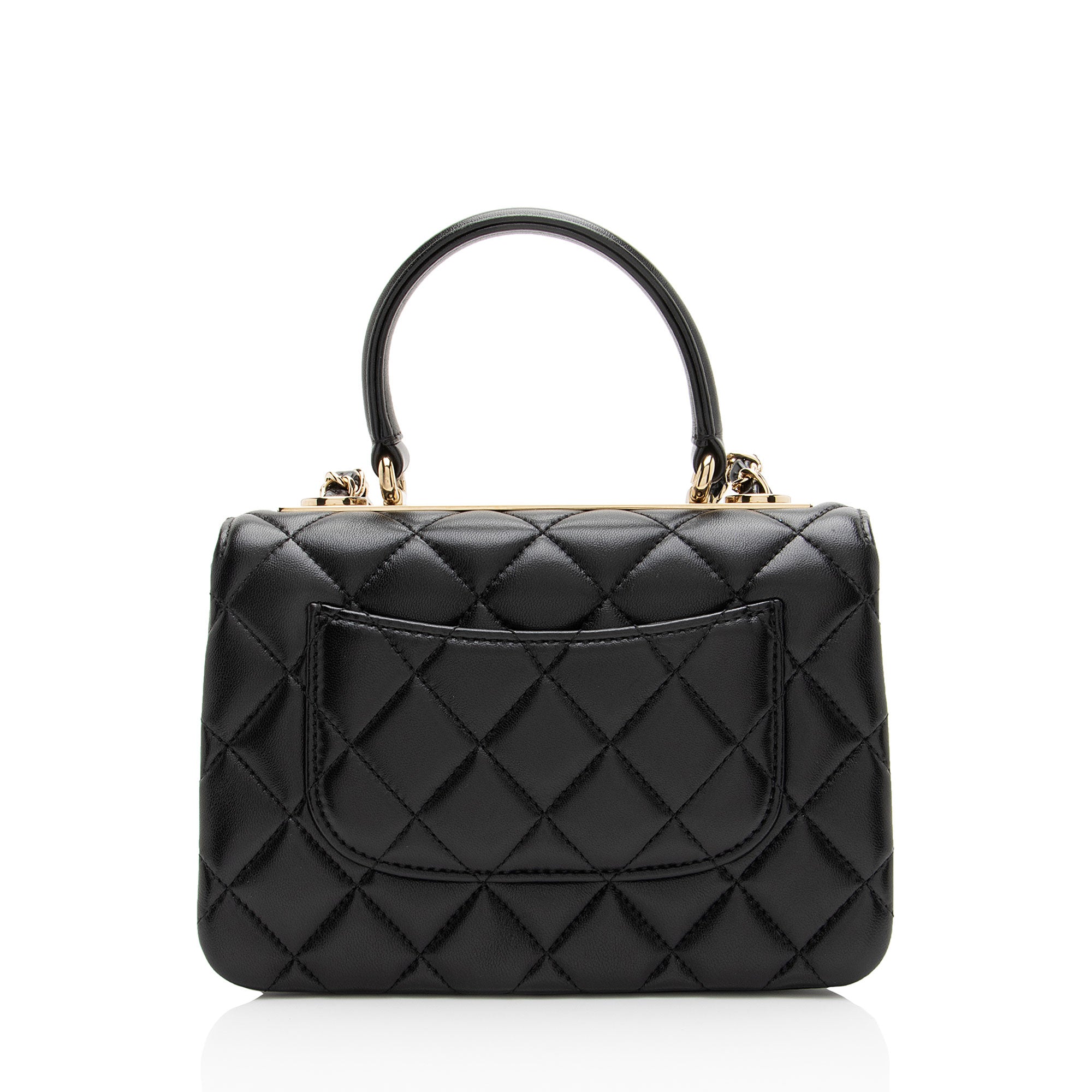 Chanel Lambskin Trendy CC Mini Top Handle