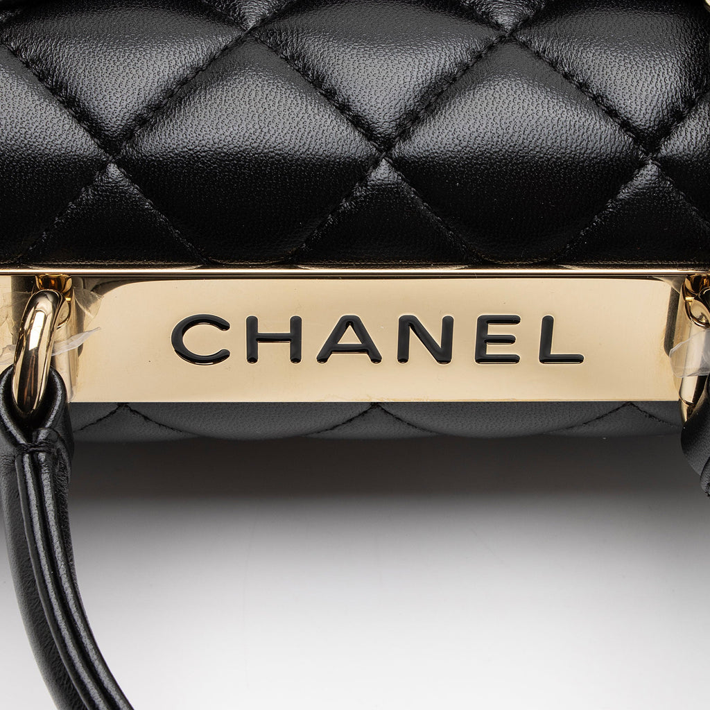 Chanel Lambskin Trendy CC Mini Top Handle