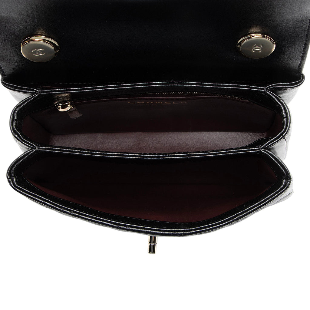 Chanel Lambskin Trendy CC Mini Top Handle