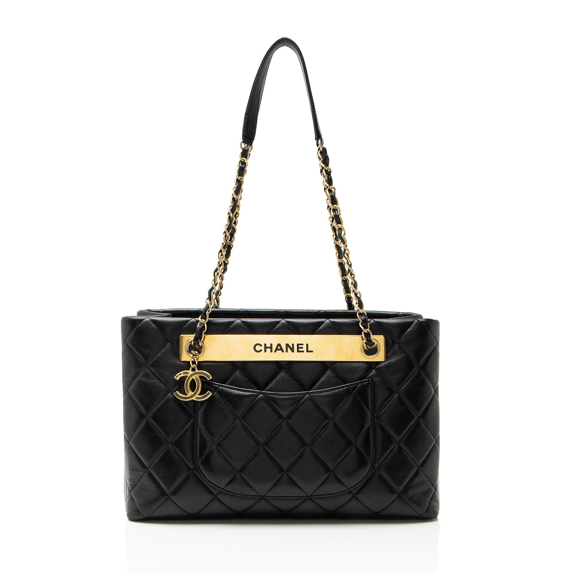 Chanel Lambskin Trendy CC Shopping Tote