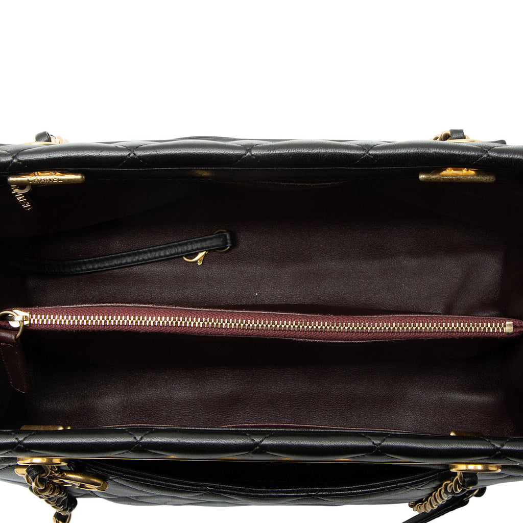 Chanel Lambskin Trendy CC Shopping Tote
