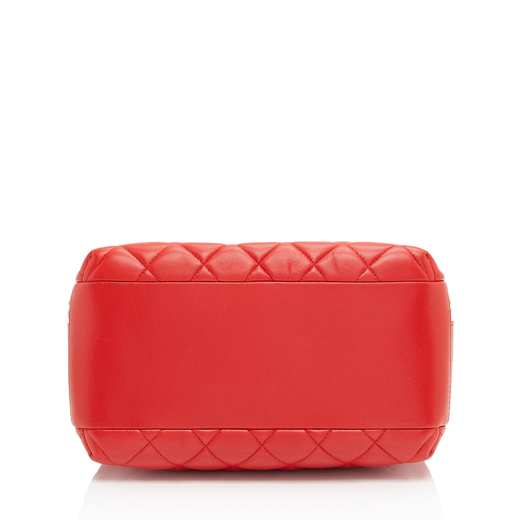 Chanel Lambskin Trendy CC Small Bowling Satchel