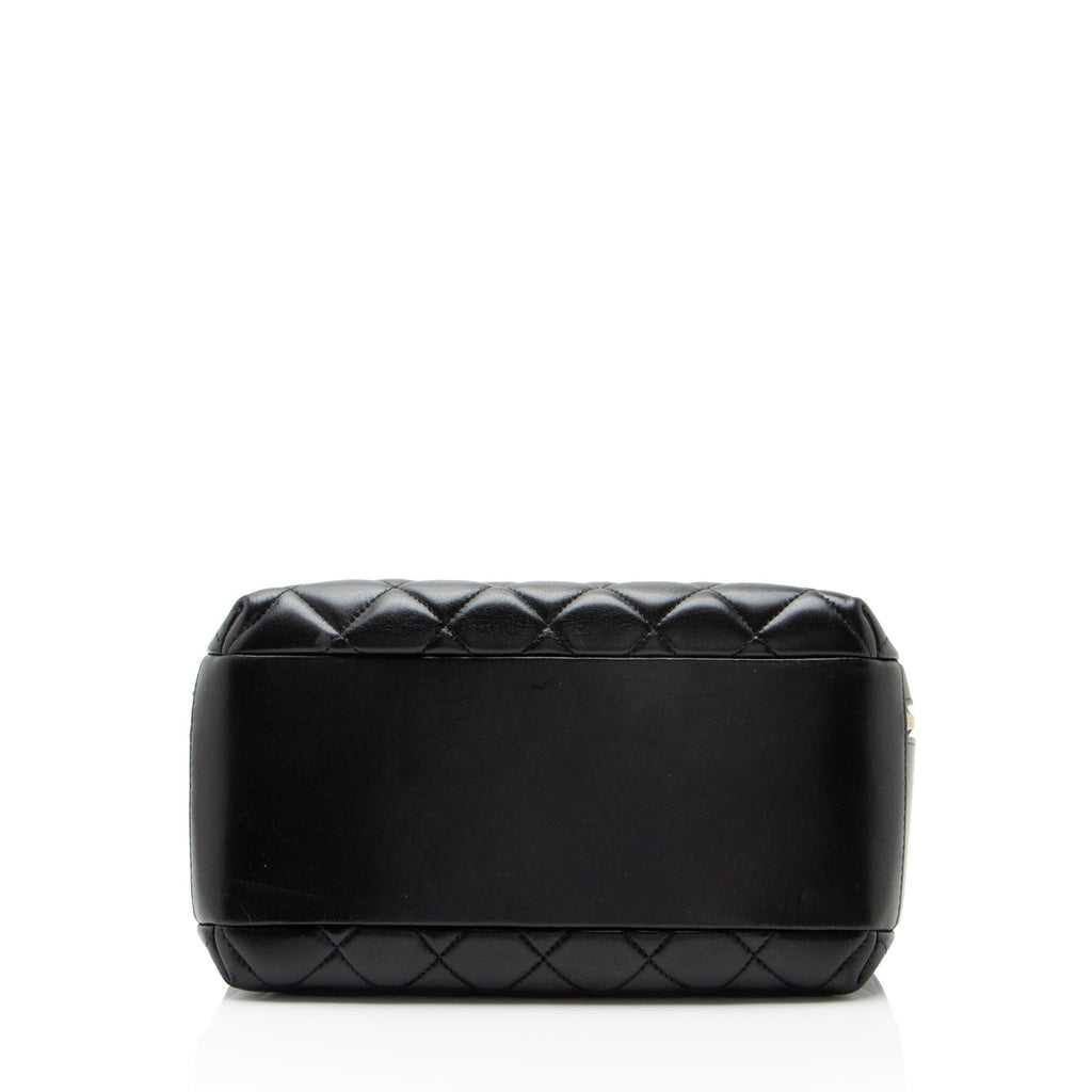 Chanel Lambskin Trendy CC Small Bowling Satchel