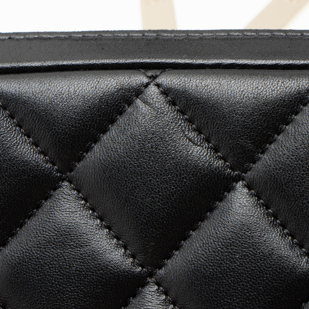 Chanel Lambskin Trendy CC Small Bowling Satchel