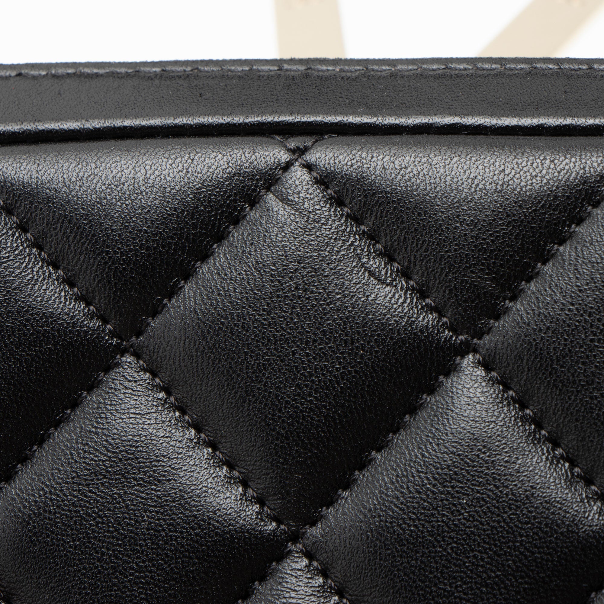 Chanel Lambskin Trendy CC Small Bowling Satchel